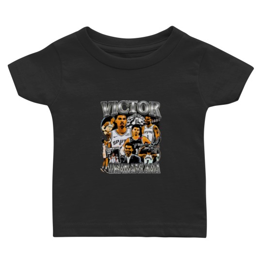 Discover Vintage 90s Graphic Style Victor Wembanyama Baby T Shirts