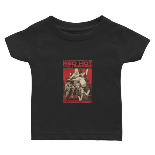 Discover Vintage RHCP Tour 1991 Baby T Shirts, Red Hot Chili Peppers Rock Band 2023 Baby T Shirts