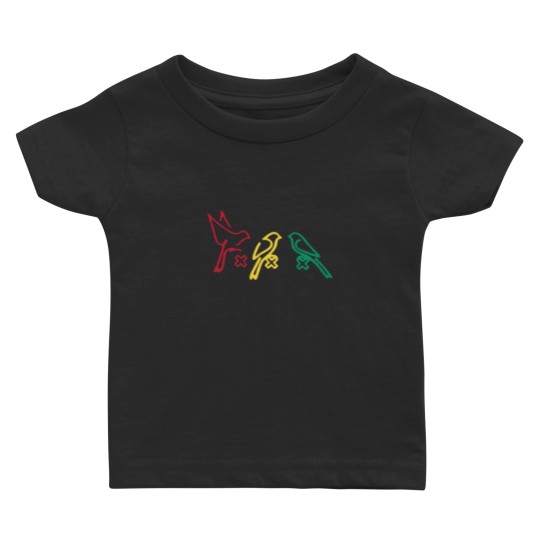 Discover Bob Marley Three Birds Baby T Shirts