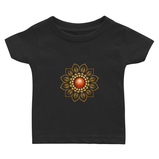 Discover Flower Mandala Jewelry Baby T-shirts