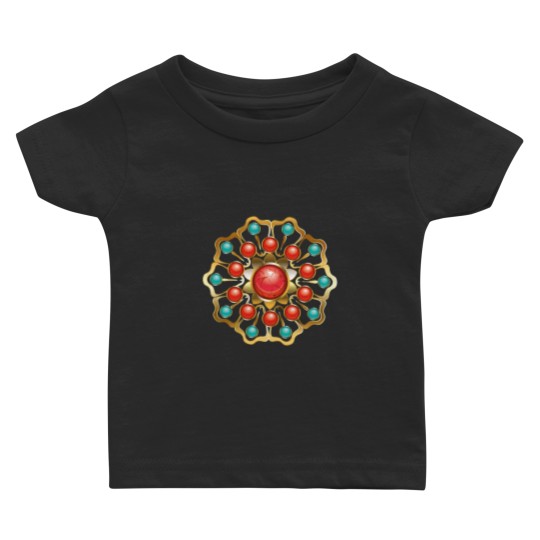 Discover Flower Mandala Jewelry Baby T-shirts