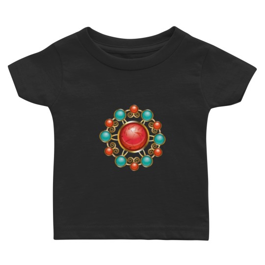 Discover Flower Mandala Jewelry Baby T-shirts