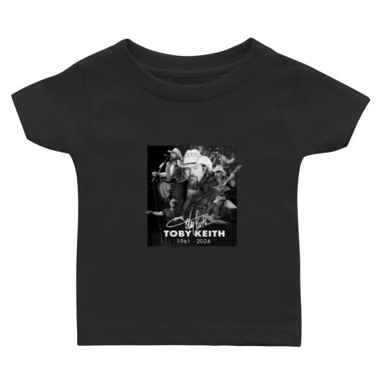 Discover Rare Collection In Memory Toby Keith 1961-2024 unisex Gift Baby T Shirts