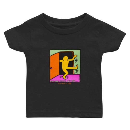 Discover vintage keith haring 1988 Baby T Shirts national coming out day