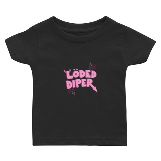 Discover loded diper in pink Baby T Shirts