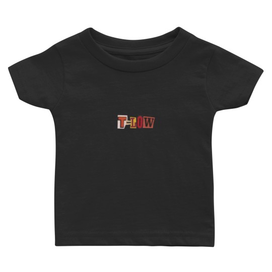 Discover WINGED 8 BALL Sticker Baby T-shirts