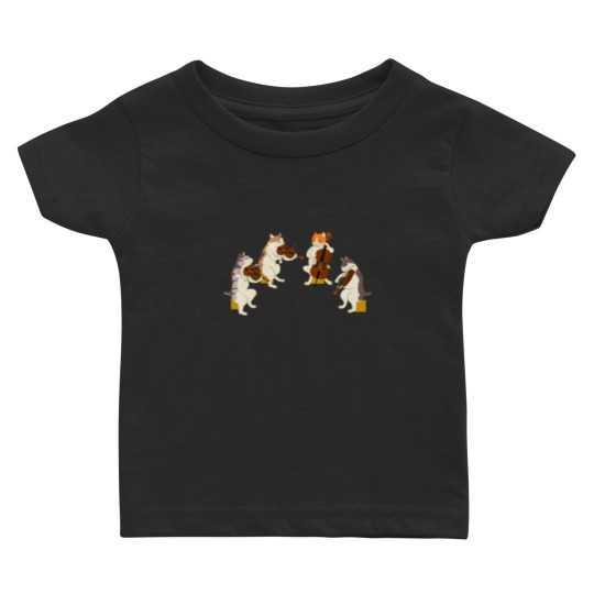 Discover Cat Symphony Baby T Shirts