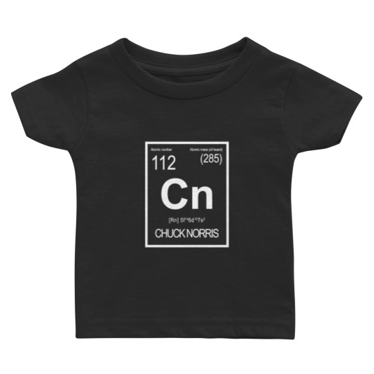 Discover Chuck Norris - Periodic Table of Elements Classic Baby T Shirts
