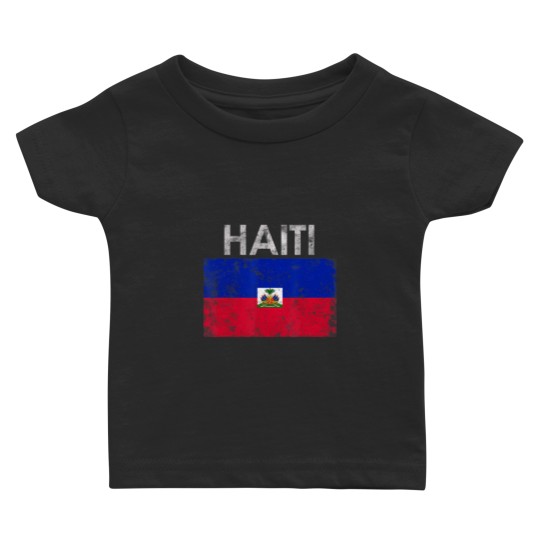 Discover vintage haiti haitians flag pride gift Baby T-shirts