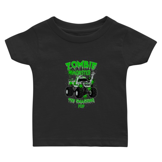 Discover zombie monster truck the smashing dead Baby T-shirts