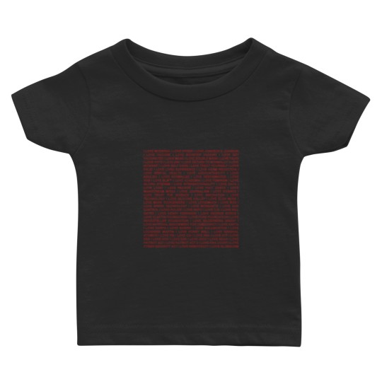 Discover I Love Moderna, Pfizer, and Johnson & Johnson Red and Black Baby T-Shirt