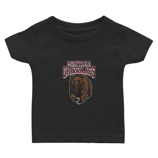 Discover University of montana grizzlies distressed Baby T-shirts