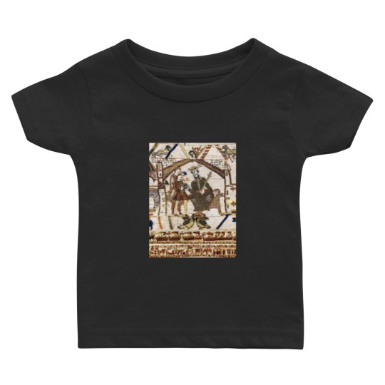 Discover THE BAYEUX TAPESTRY ,King Edward the Confessor and Harold Godwinson at Winchester. Baby T-shirts