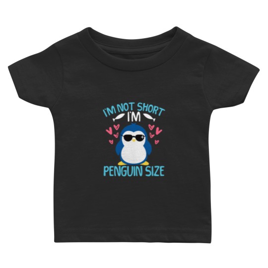 Discover I'm Not Short I'm Penguin Size Pullover Baby T Shirts