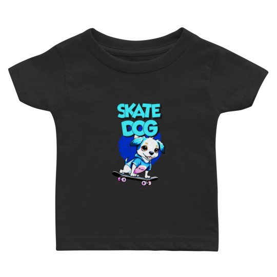 Discover Skate Dog Baby T-shirts