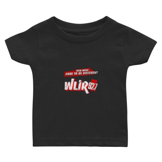 Discover Vintage WLIR Radio Distressed Baby T-shirts