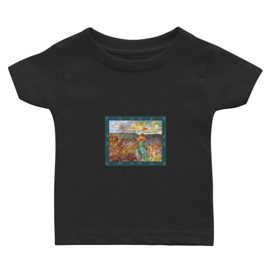 Discover Sunset at the Kaas plateau Baby T-shirts