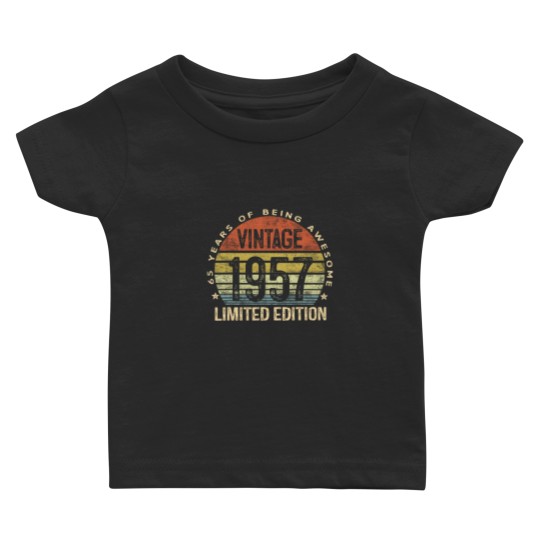 Discover 65 Year Old Gifts Vintage 1957 Limited Edition 65th Birthday Baby T Shirts