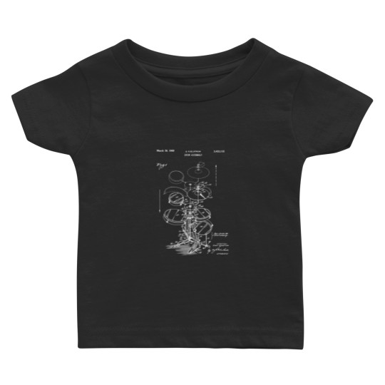 Discover Drummer Gift Idea - Drum Assembly Kit Blueprint - Drummer Gift Idea - Baby T Shirts