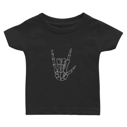 Discover Bones I Love You Hand Gesture - Skeleton - Baby T Shirts