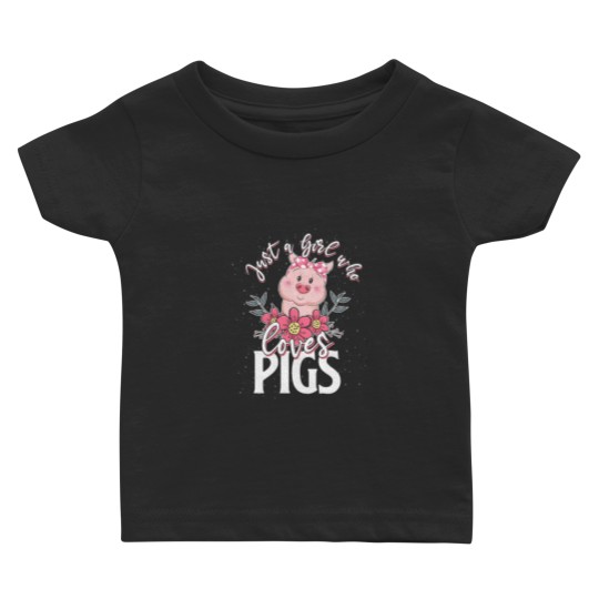 Discover pig girl love - Pig Lover - Baby T Shirts