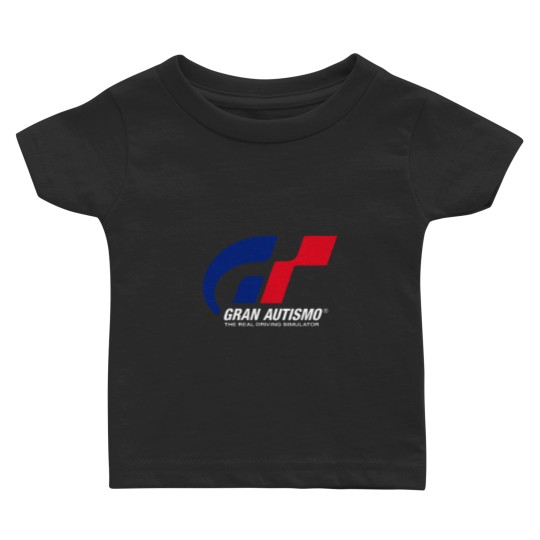 Discover Gran Autismo LogoGran Turismo logo spoof parody meme (1) Sticker Baby T-shirts