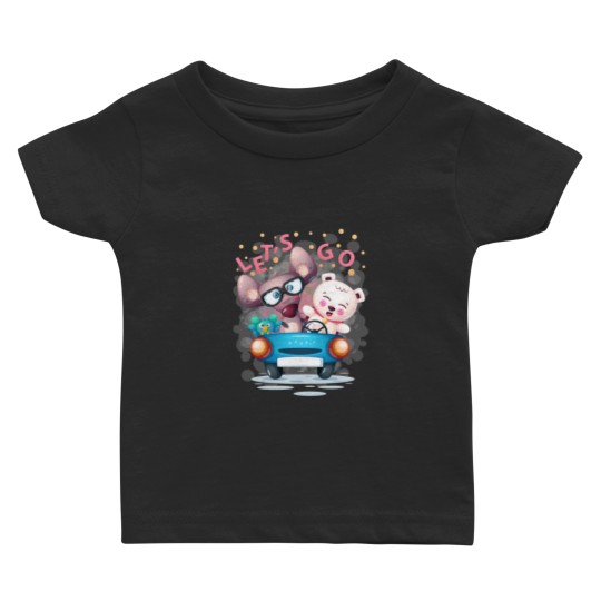 Discover Walk with friends - Let_s Go (1) Baby T-shirts