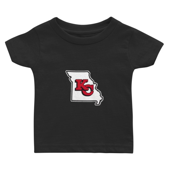 Discover Kansass City Map Baby T-shirts