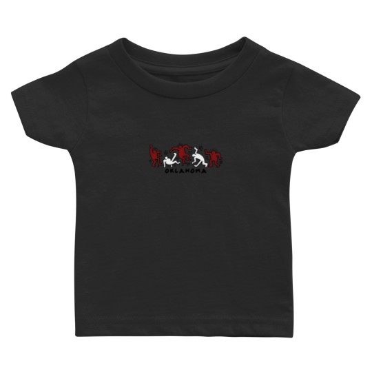 Discover Oklahoma Groovy People Baby T-shirts