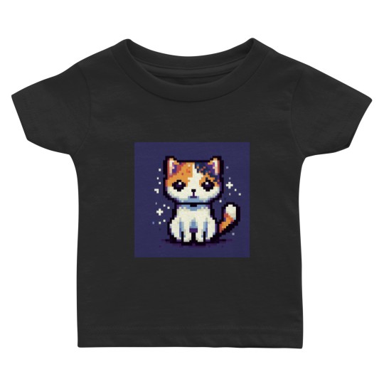 Discover Pixel Calico Cat Baby T-shirts