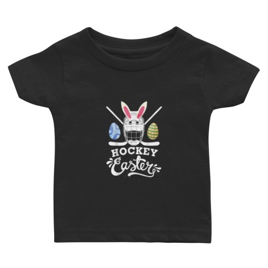 Discover Hockey Easter Funny Easter Day Ice Hockey Player Baby T-shirts