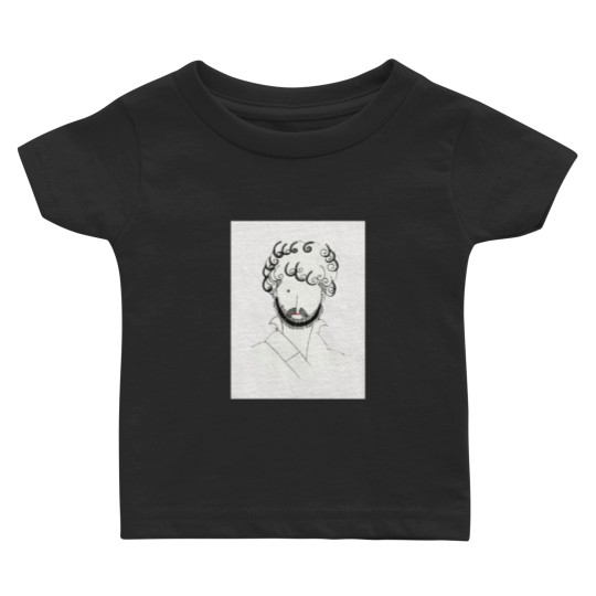 Discover Vintage Guy Line Drawing by Charles Martin Baby T-shirts