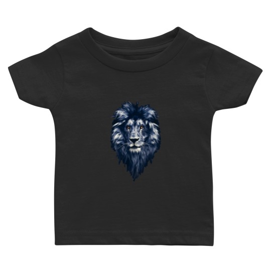 Discover the blue lion Sticker Baby T-shirts