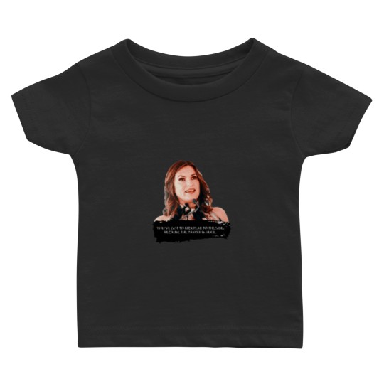 Discover You_ve got to kick fear to the side - Mariska Hargitay Baby T-shirts