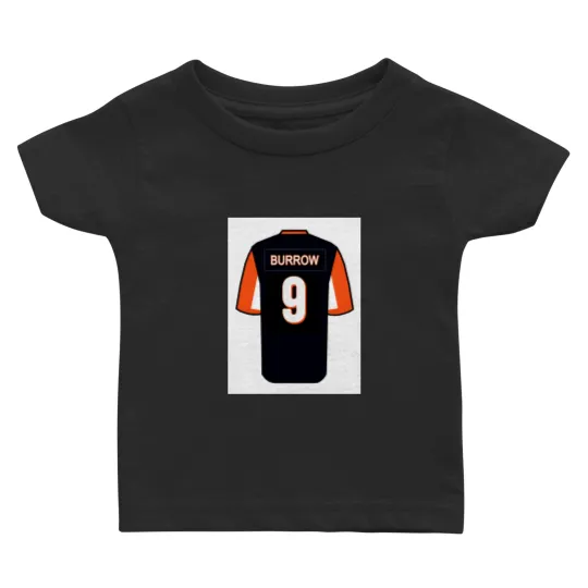 Discover Burrow Jersey Baseball ¾ Sleeve Baby T-shirts