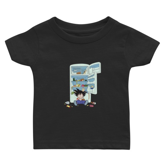 Discover Goku attack the fridge - Dragon Ball Baby T-shirts