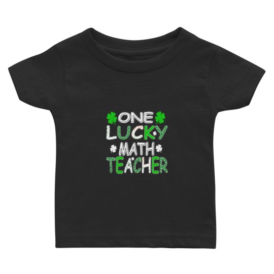 Discover One Lucky Math Teacher Patrick’s Day Premium Baby T-shirts