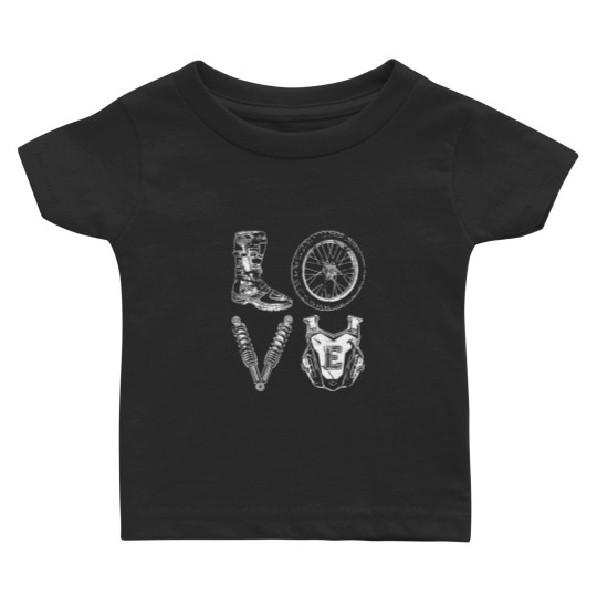 Discover Dirt Bike love Baby T Shirts