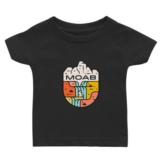 Discover Moab Utah, Vintage, Arch, Baby T-shirts