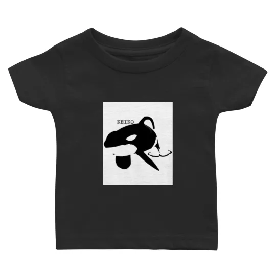 Discover Keiko The Killer Whale Baby T-shirts