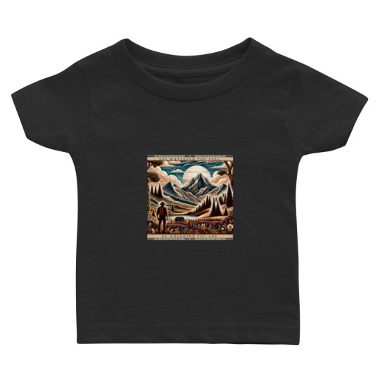 Discover Farmer in Mountain Range, Say Whatever You Feel Active Baby T-shirts