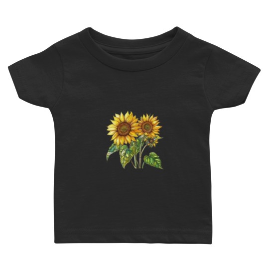 Discover sunflowers Baby T-shirts