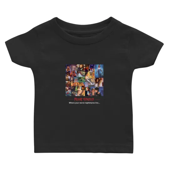 Discover Fear Street Cover Collage Baby T Shirts - Fear Street - Baby T Shirts