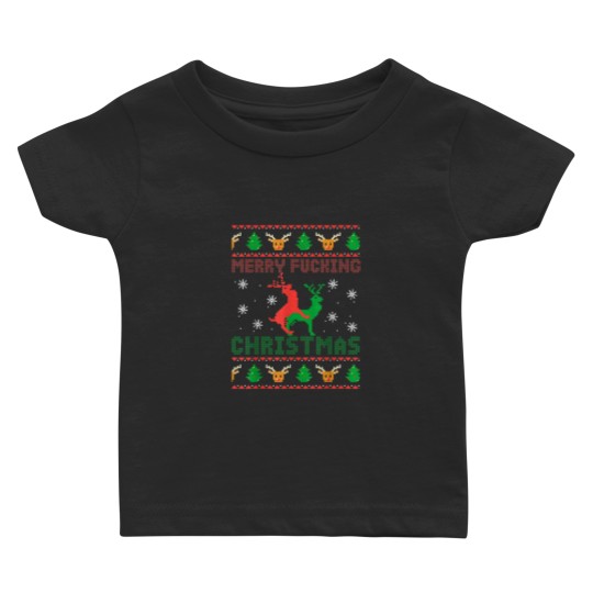 Discover Funny Ugly Christmas Sweater Men Women Adult Fun Xmas Baby T-shirts
