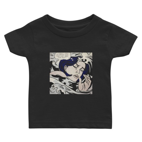 Discover Drowning Girl by Roy Lichtenstein Baby T-shirts