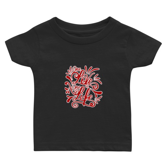 Discover u2 one love one life red Baby T-shirts