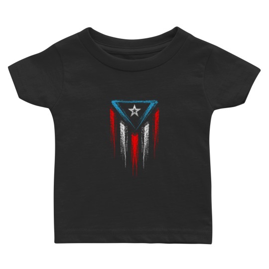 Discover Boricua Puerto Rico Flag Baby T-shirts