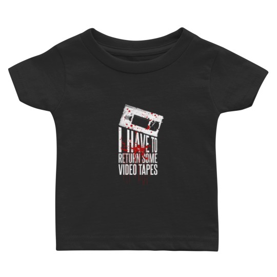 Discover Patricks Bateman I have to return some Video Tapes Baby T-shirts