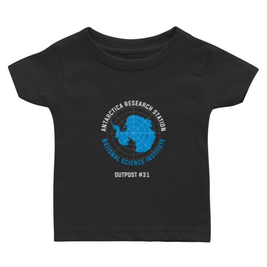 Discover Antartica Research Station Baby T Shirts