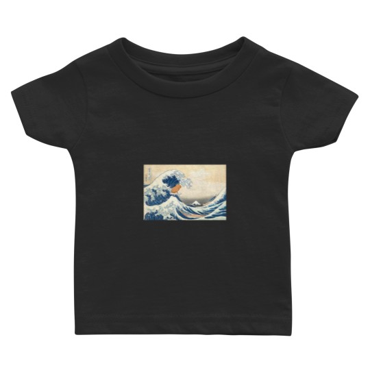 Discover Wave Capy bara Surfing Rodent Baby T-shirts